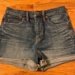 Madewell High Rise shorts